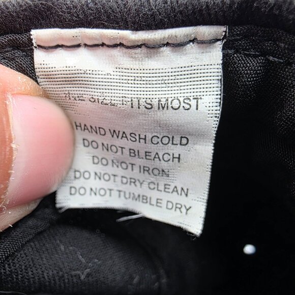 In N Out Burger Black Adjustable Baseball Cap With Logo Embroidery California - Picture 9 of 10